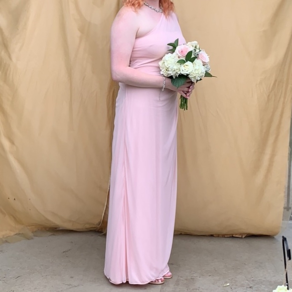 Blush Pink Bridesmaid Dress